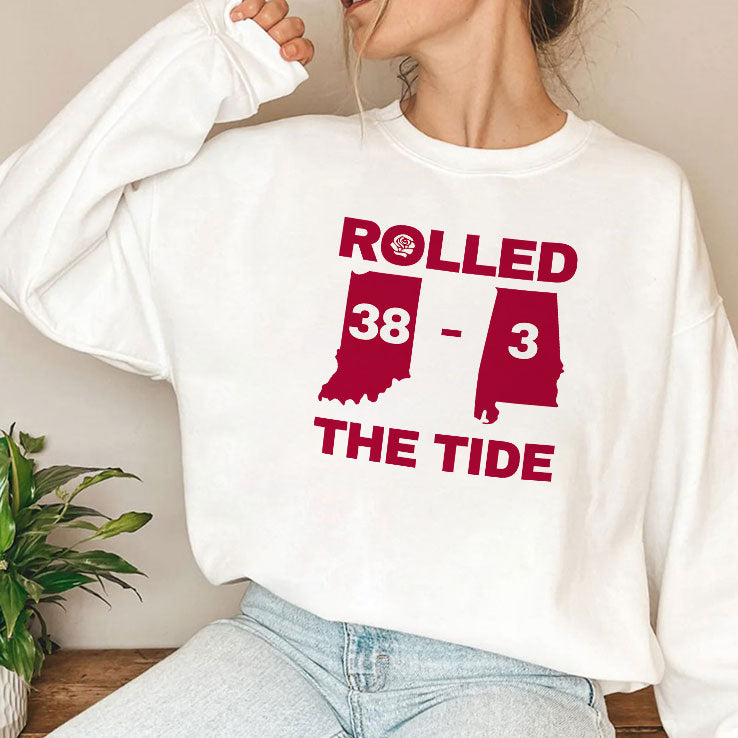 Rolled The Tide 38–3 Alabama Football Victory T Shirt