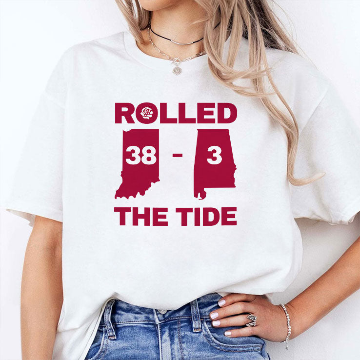 Rolled The Tide 38–3 Alabama Football Victory T Shirt