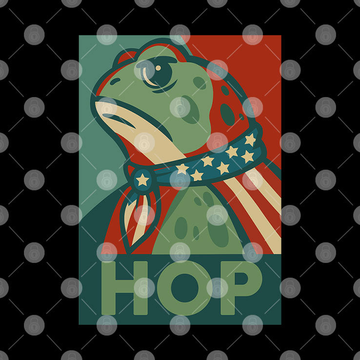 Hop Portland Frog T Shirt