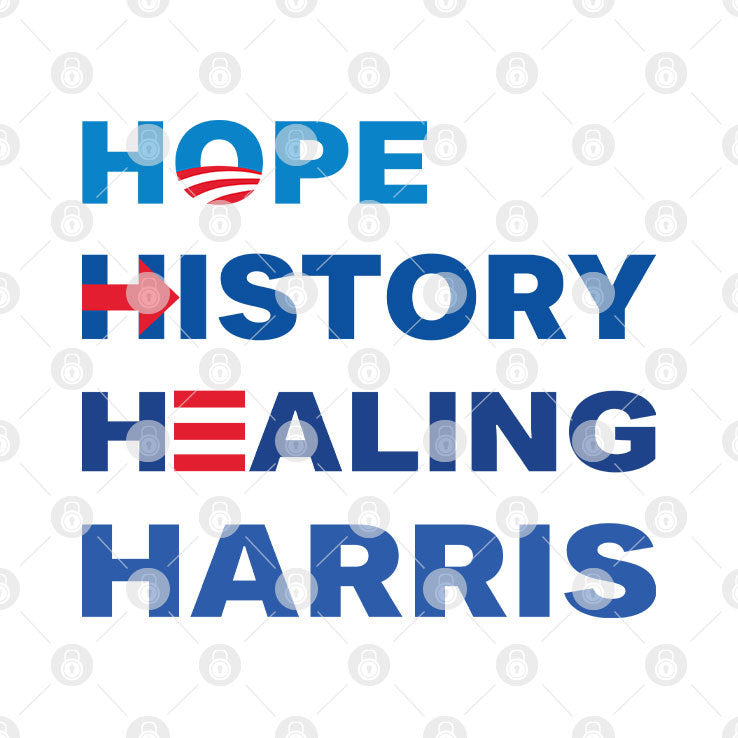 Hope History Healing Harris T Shirt