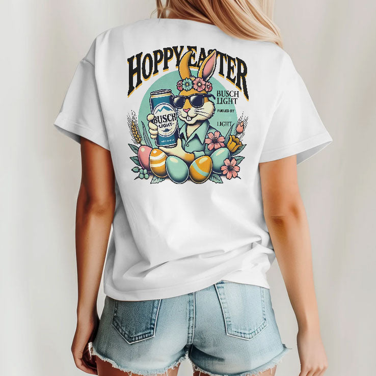 Hoppy Easter Busch Light Bunny T Shirt