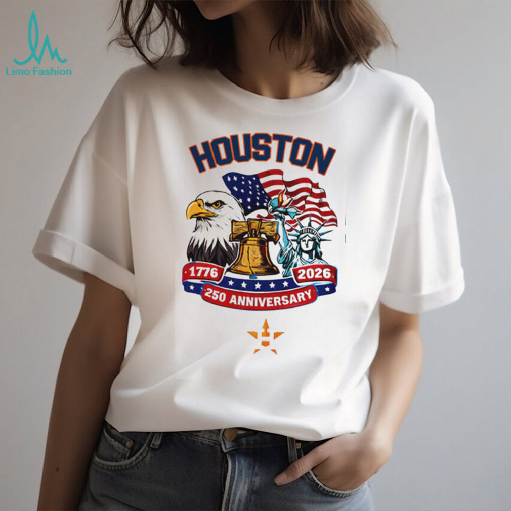 Houston Astros 250th Anniversary 1776 2026 Patriotic Baseball Jersey T Shirt