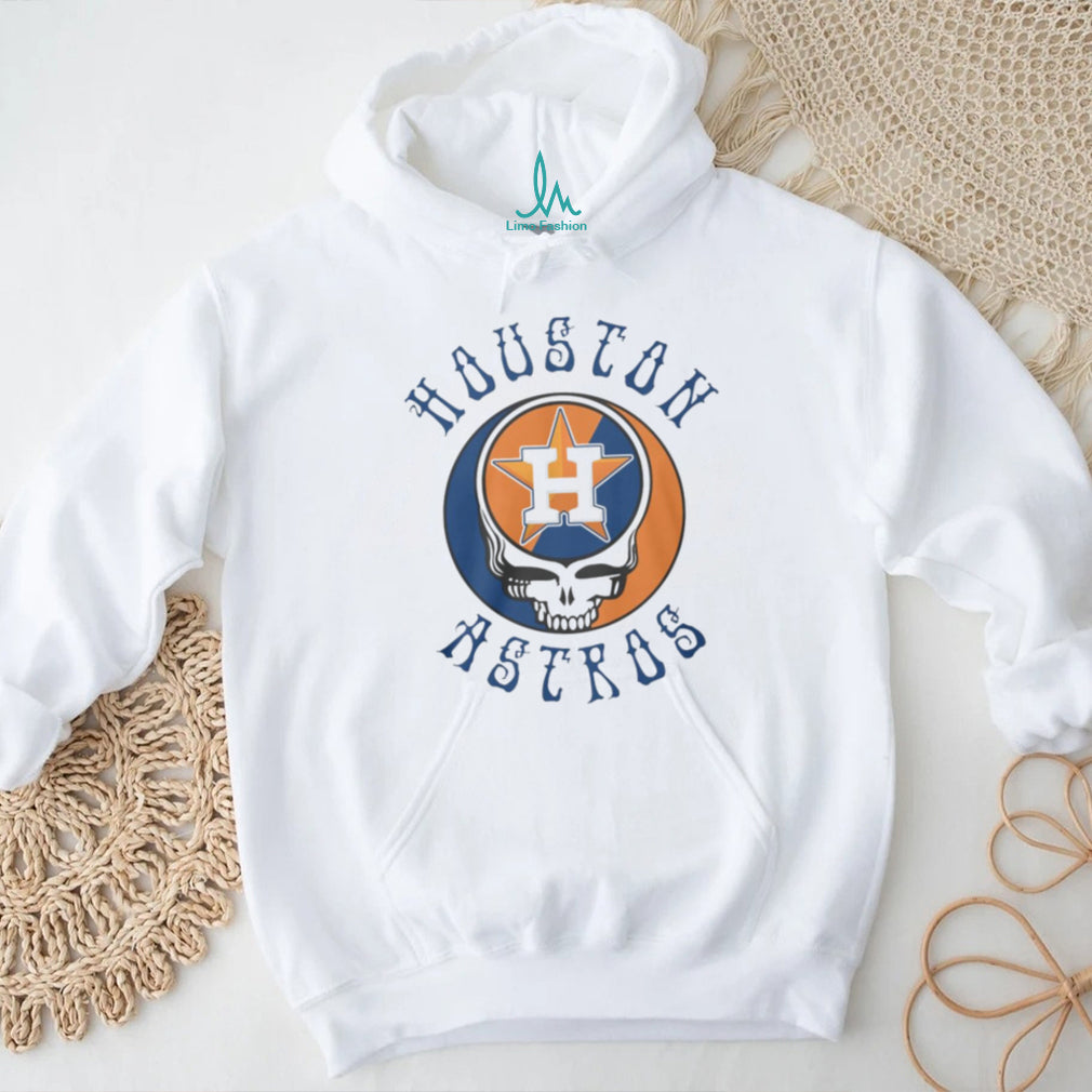 Houston Astros Steal Your Face Grateful Dead Mashup Baseball T Shirt
