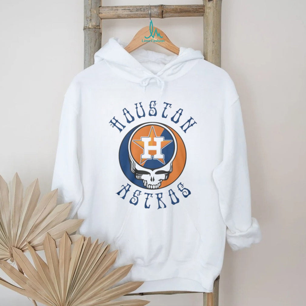 Houston Astros Steal Your Face Grateful Dead Mashup Baseball T Shirt