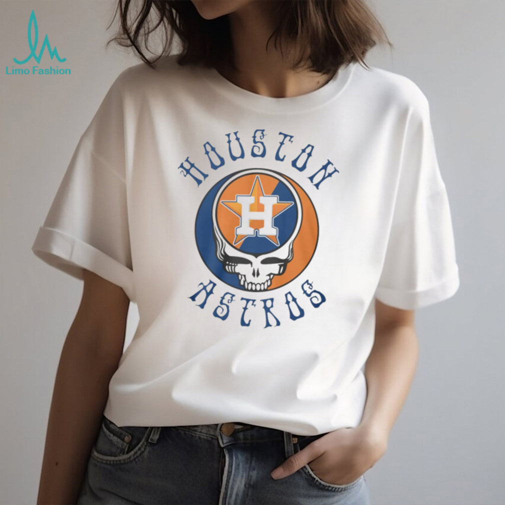 Houston Astros Steal Your Face Grateful Dead Mashup Baseball T Shirt