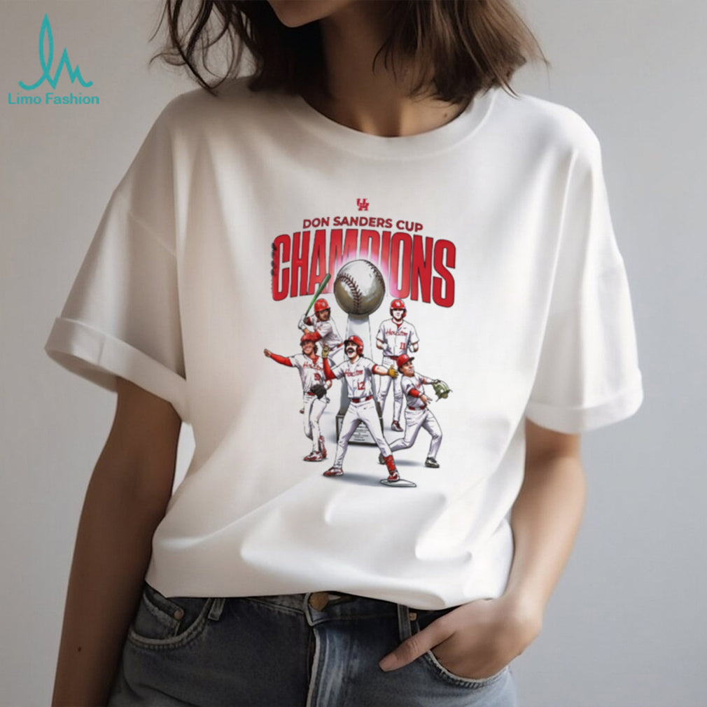 Houston Baseball Don Sanders Cup Champions Graphic T Shirt