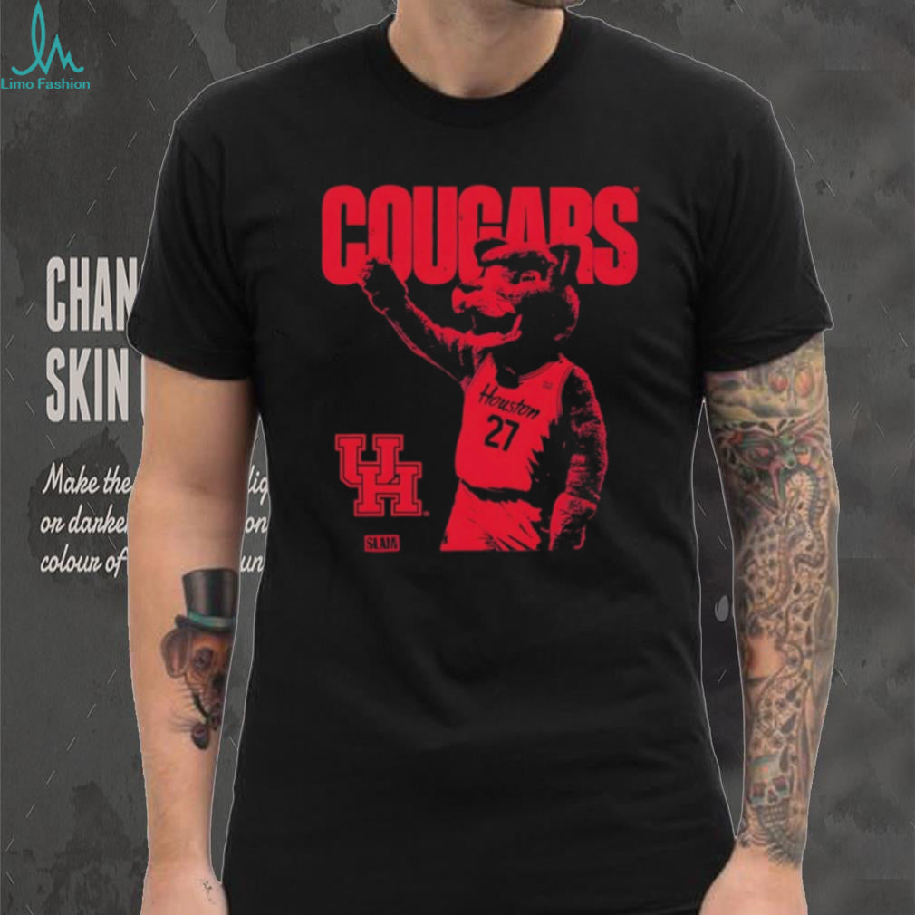 Houston Cougars Slam Basketball Mascot 27 T Shirt