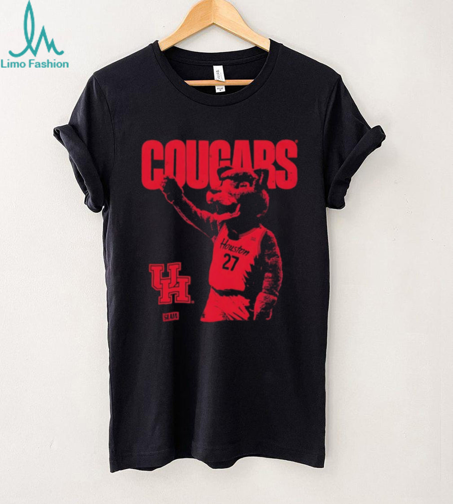 Houston Cougars Slam Basketball Mascot 27 T Shirt