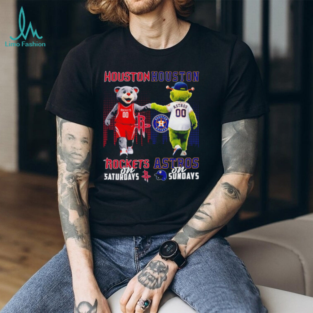 Houston Rockets on Saturdays Houston Astros on Sundays Texas Game Day T Shirt