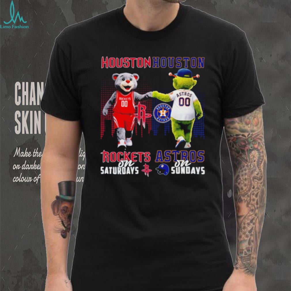 Houston Rockets on Saturdays Houston Astros on Sundays Texas Game Day T Shirt