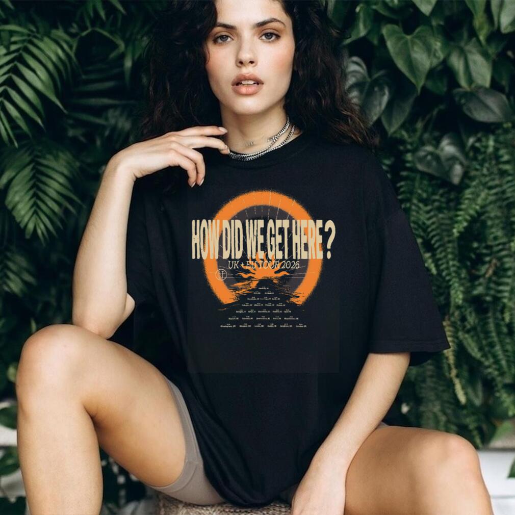 How Did We Get Here UK EU Tour 2026 Crewneck Vintage Aesthetic Concert T Shirt