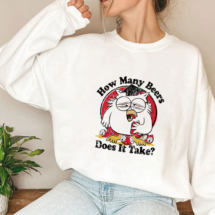 How Many Beers Does It Take Owl T Shirt