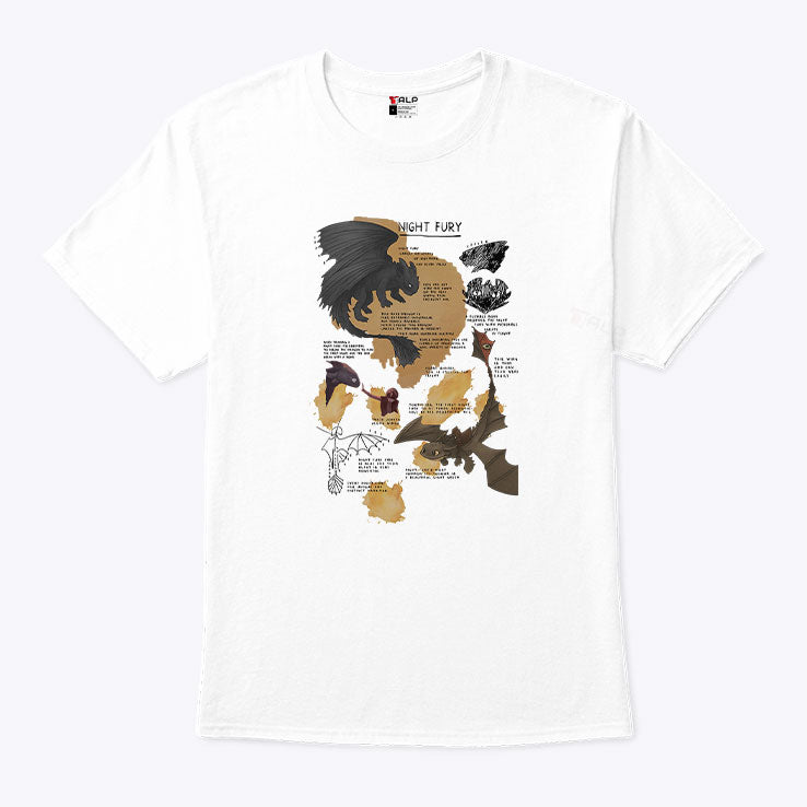 How To Train Your Dragon Night Fury Toothless T Shirt