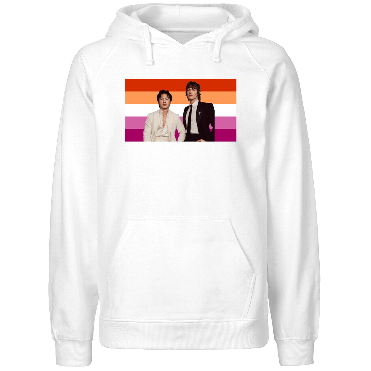 Hudson Williams and Connor Storrie Lesbian Pride Flag Shirt
