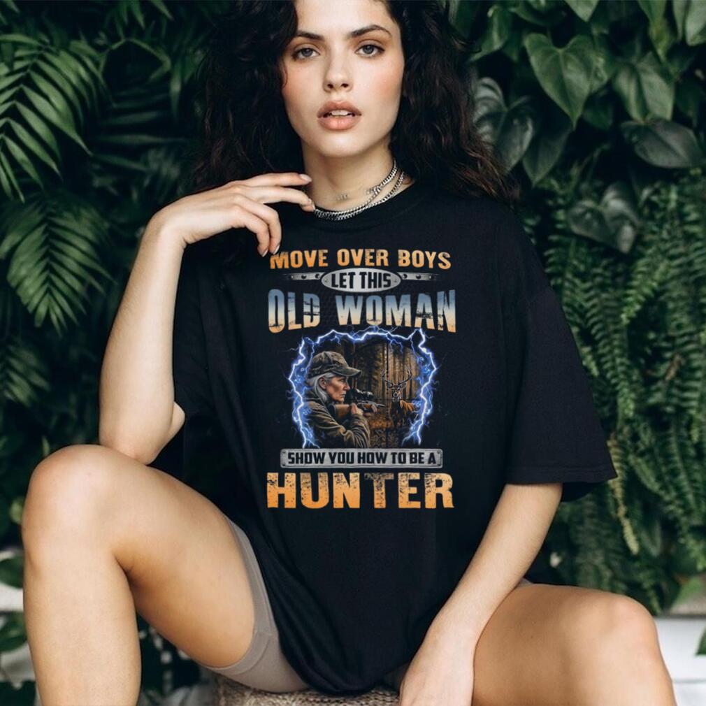 Hunter Old Woman Deer Hunting Outdoor Wildlife Shirt