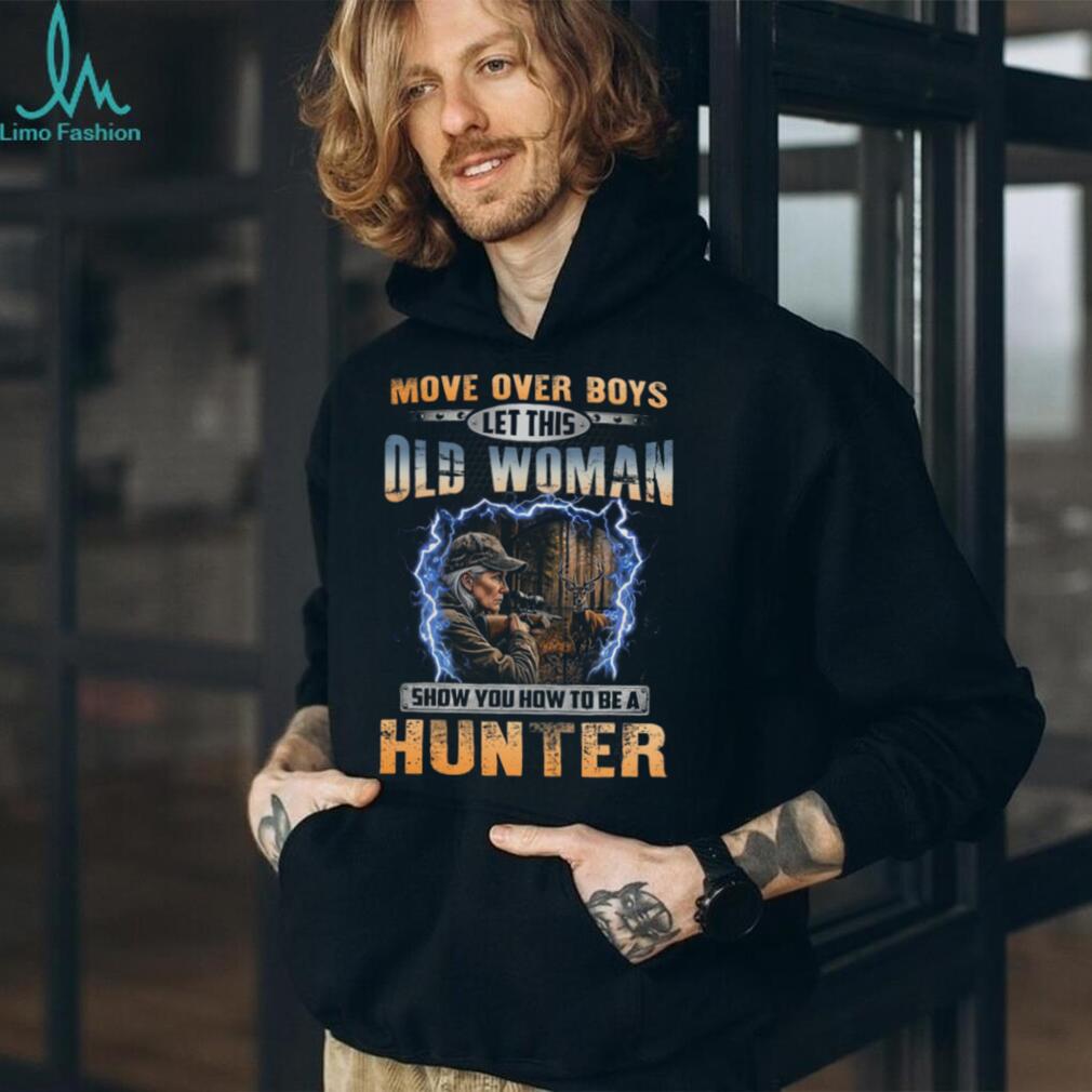 Hunter Old Woman Deer Hunting Outdoor Wildlife Shirt