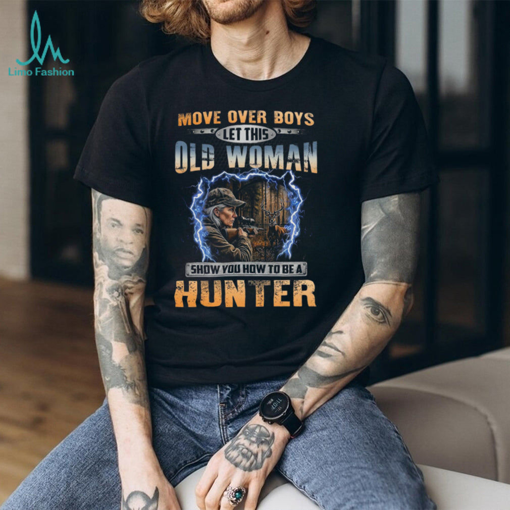 Hunter Old Woman Deer Hunting Outdoor Wildlife Shirt