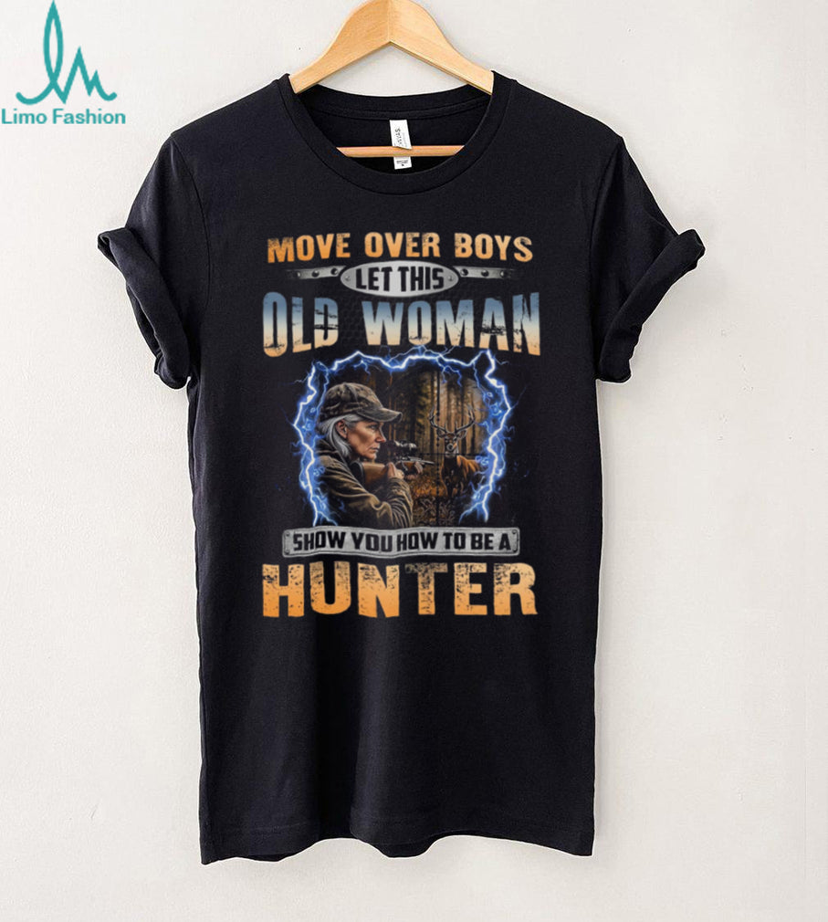 Hunter Old Woman Deer Hunting Outdoor Wildlife Shirt