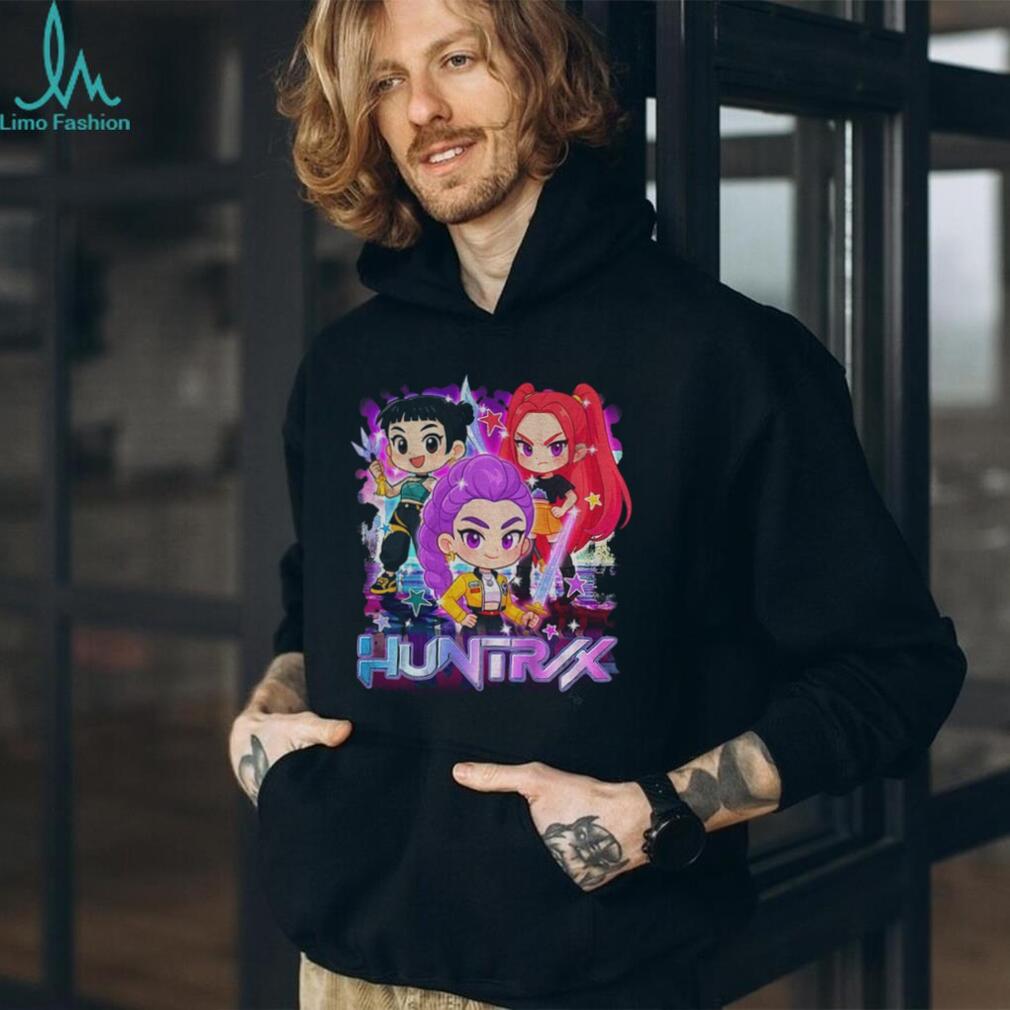 Huntrix Chibi Kpop Girl Group Anime Style Graphic T Shirt