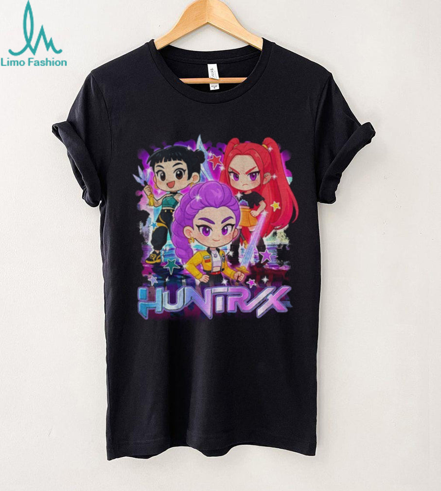 Huntrix Chibi Kpop Girl Group Anime Style Graphic T Shirt