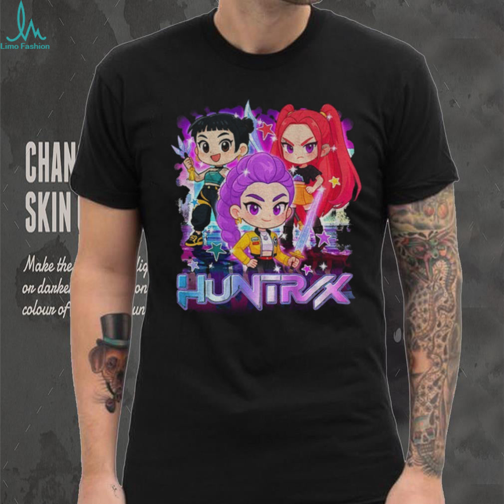 Huntrix Chibi Kpop Girl Group Anime Style Graphic T Shirt