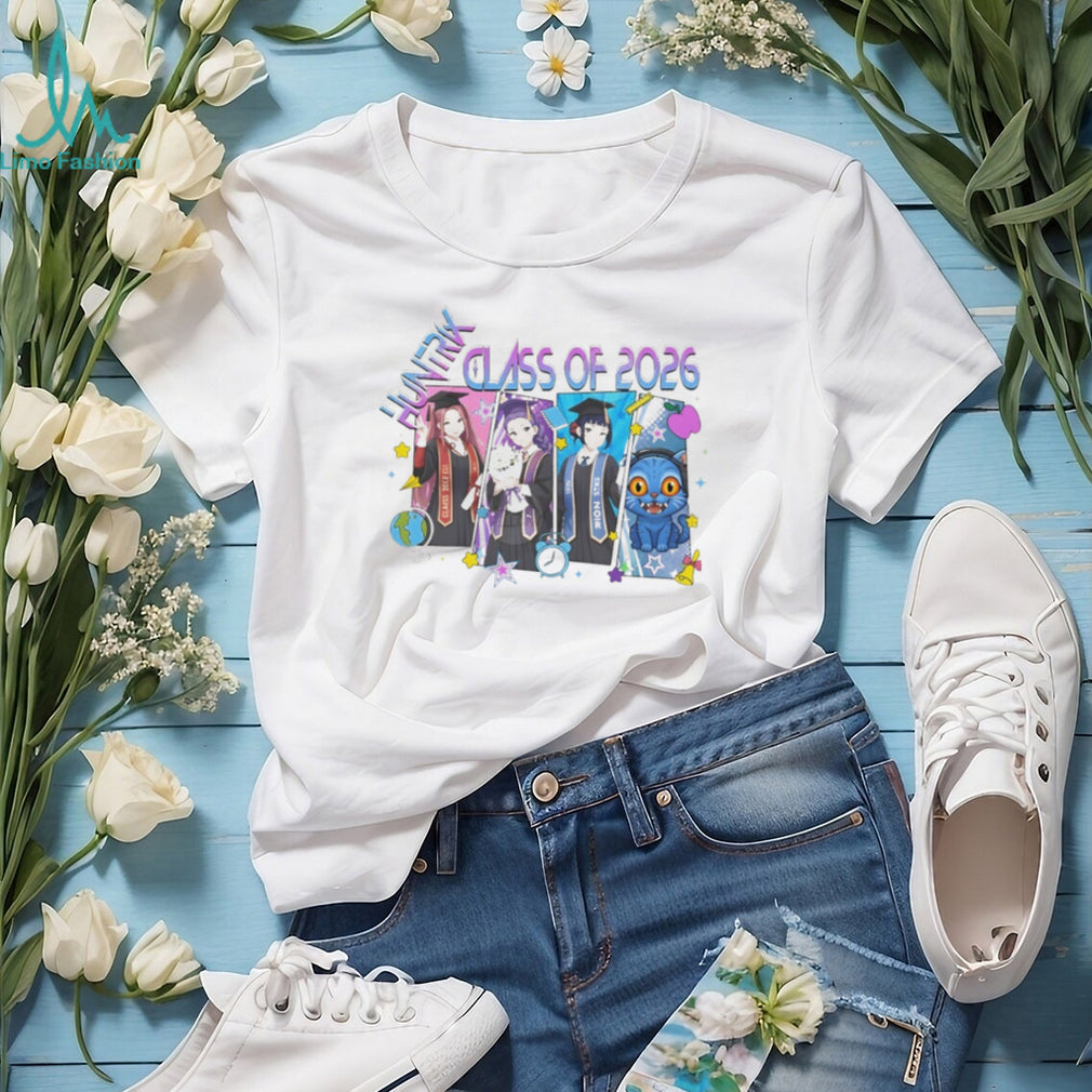 Huntrix Class of 2026 Graduation Anime Girls Cap and Gown T Shirt