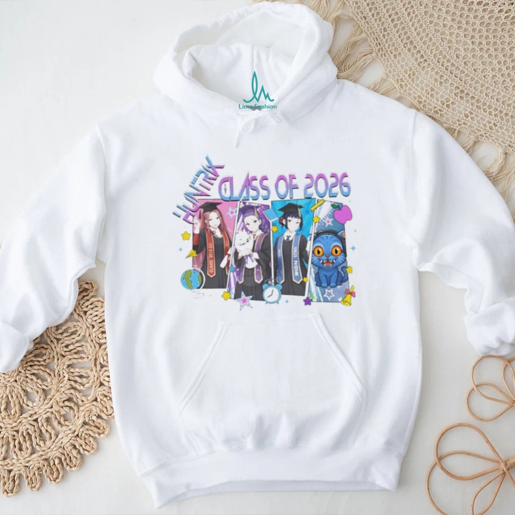 Huntrix Class of 2026 Graduation Anime Girls Cap and Gown T Shirt