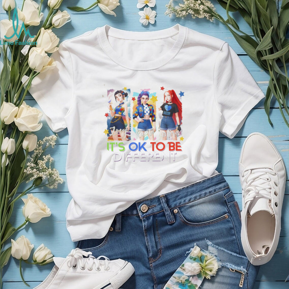 Huntrix It’s OK To Be Different Autism Awareness Anime Girls T Shirt