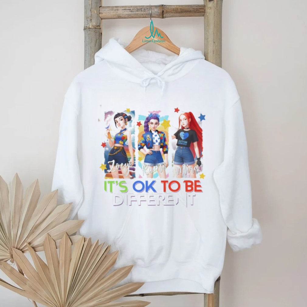 Huntrix It’s OK To Be Different Autism Awareness Anime Girls T Shirt