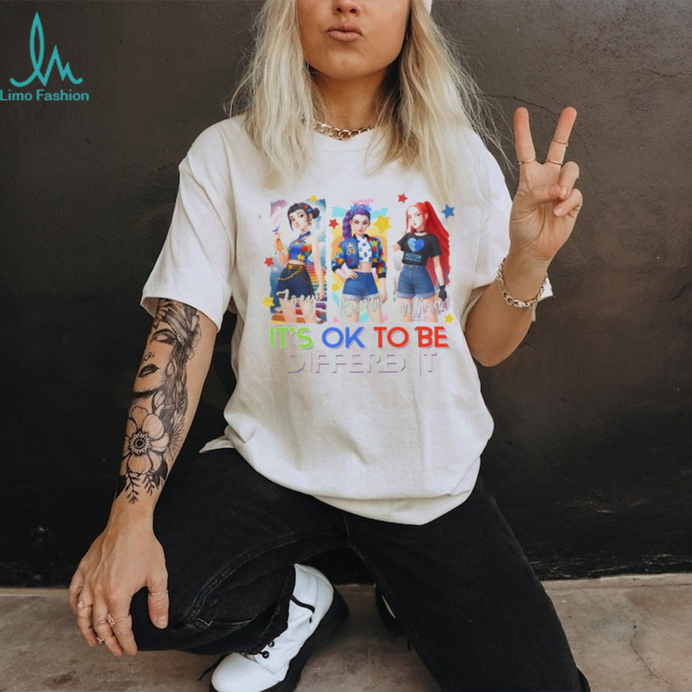 Huntrix It’s OK To Be Different Autism Awareness Anime Girls T Shirt