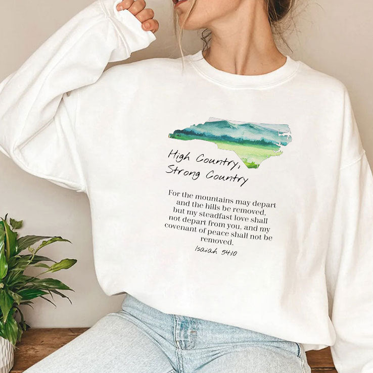 Hurricane Helene High Country Strong Country T Shirt