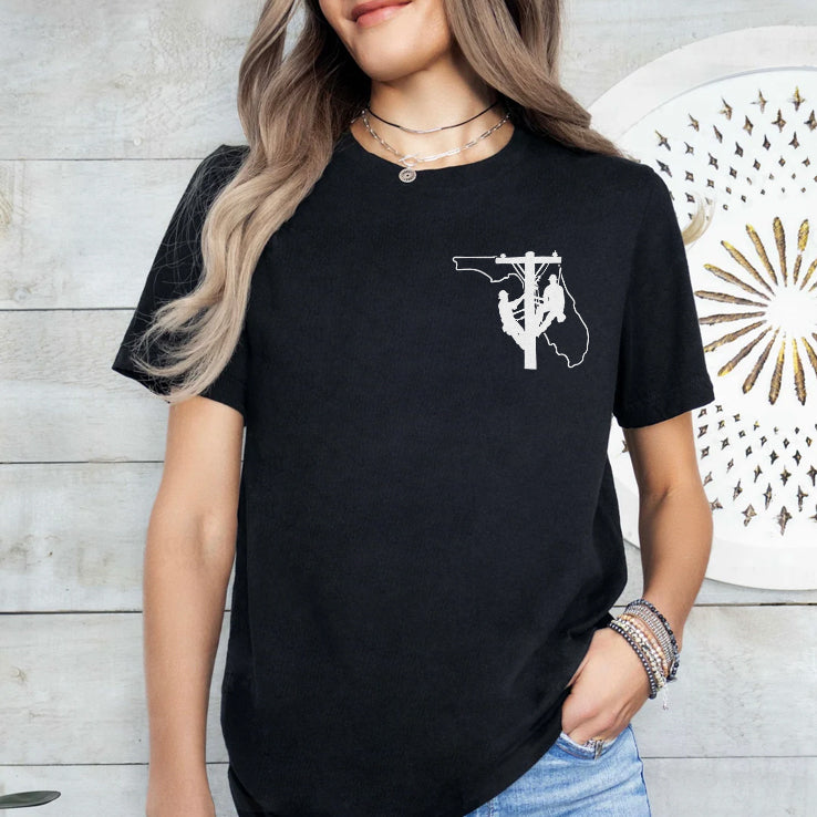 Hurricane Milton Oct 2024 Lineman T Shirt