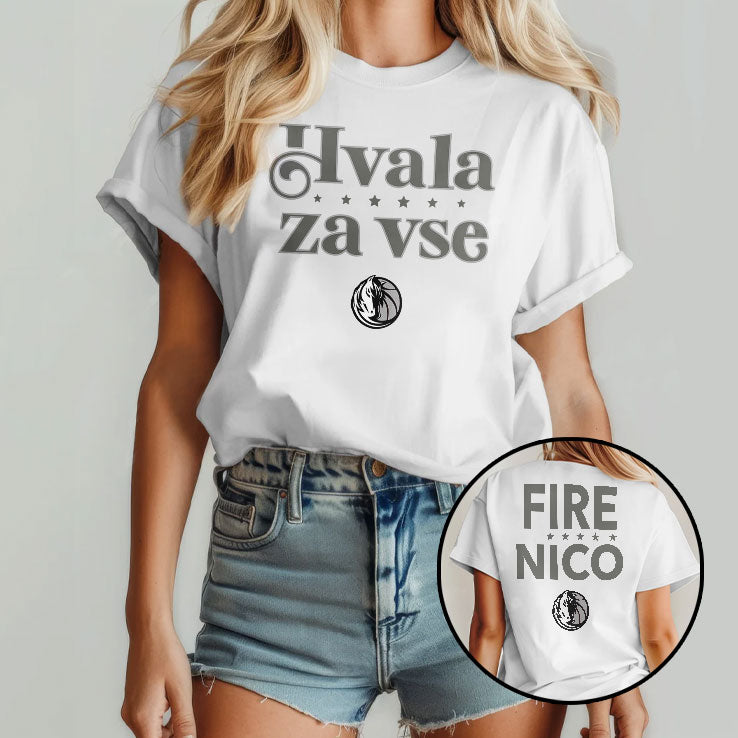 Hvala Za Vse Luka Doncic Fire Nico Shirt
