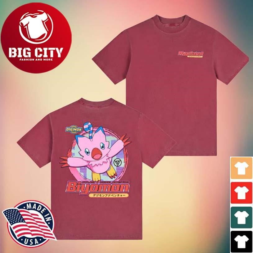 Hypland Digimon Biyomon Two Sided Shirt
