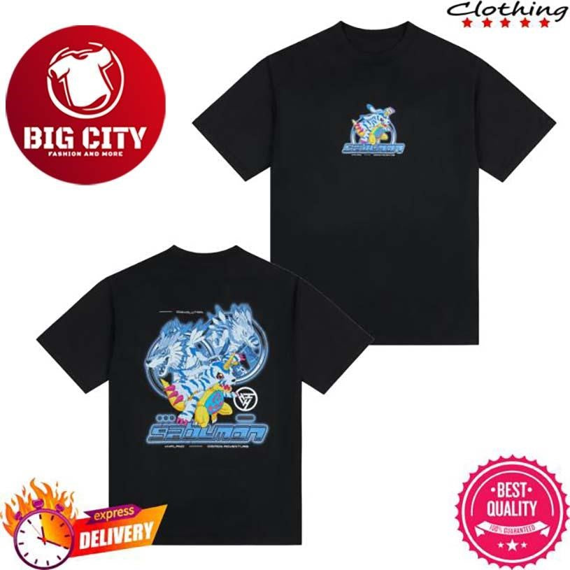 Hypland Digimon Gabumon Two Sided Shirt