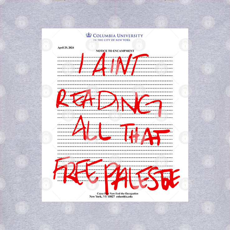 I Ain’t Reading All That Free Palestine Shirt