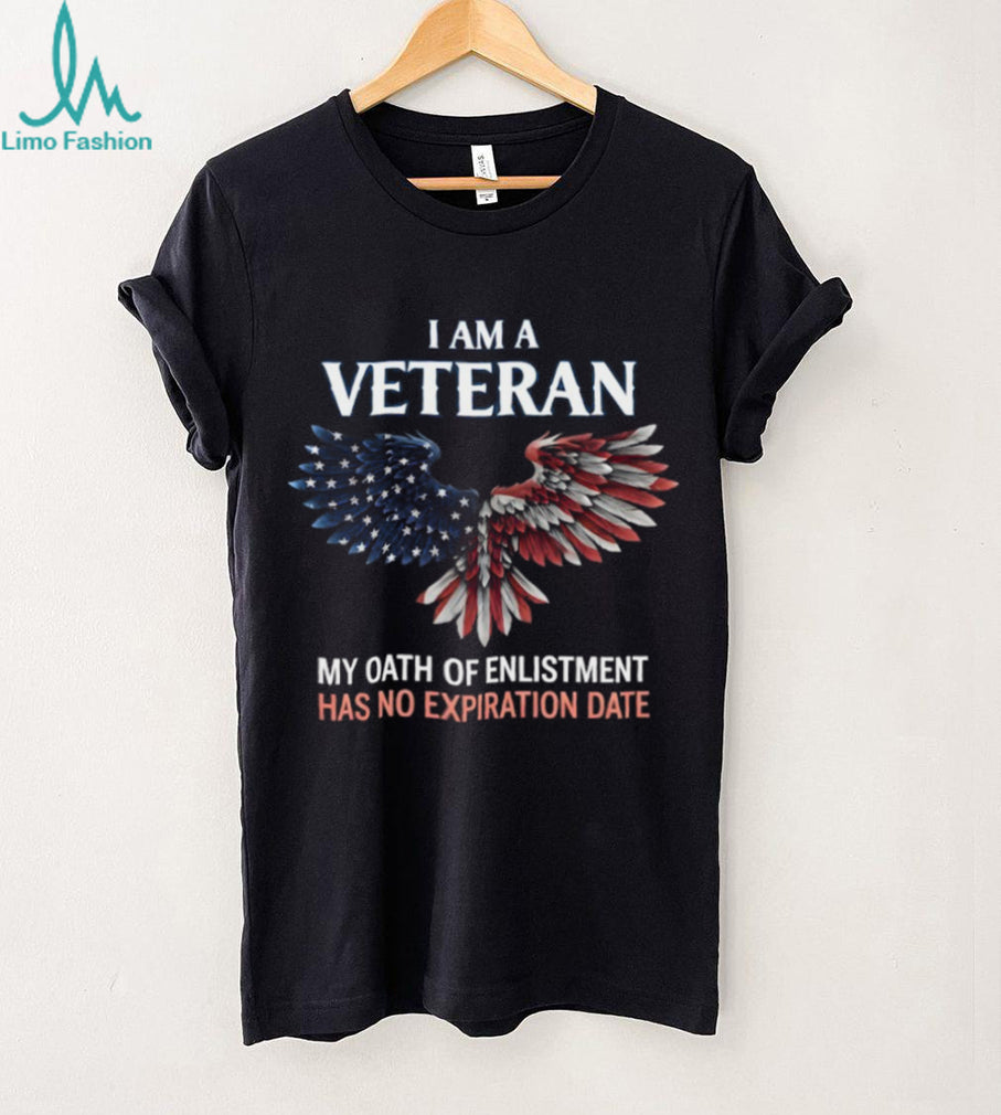 I Am A Veteran Oath Of Enlistment Patriotic Eagle Wings T Shirt