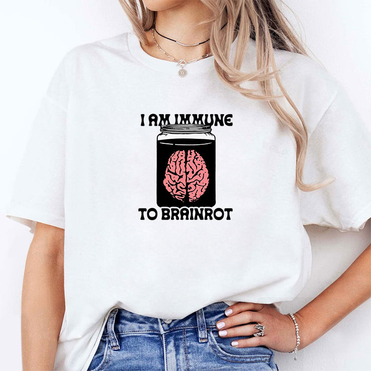 I Am Immune To Brainrot T Shirt