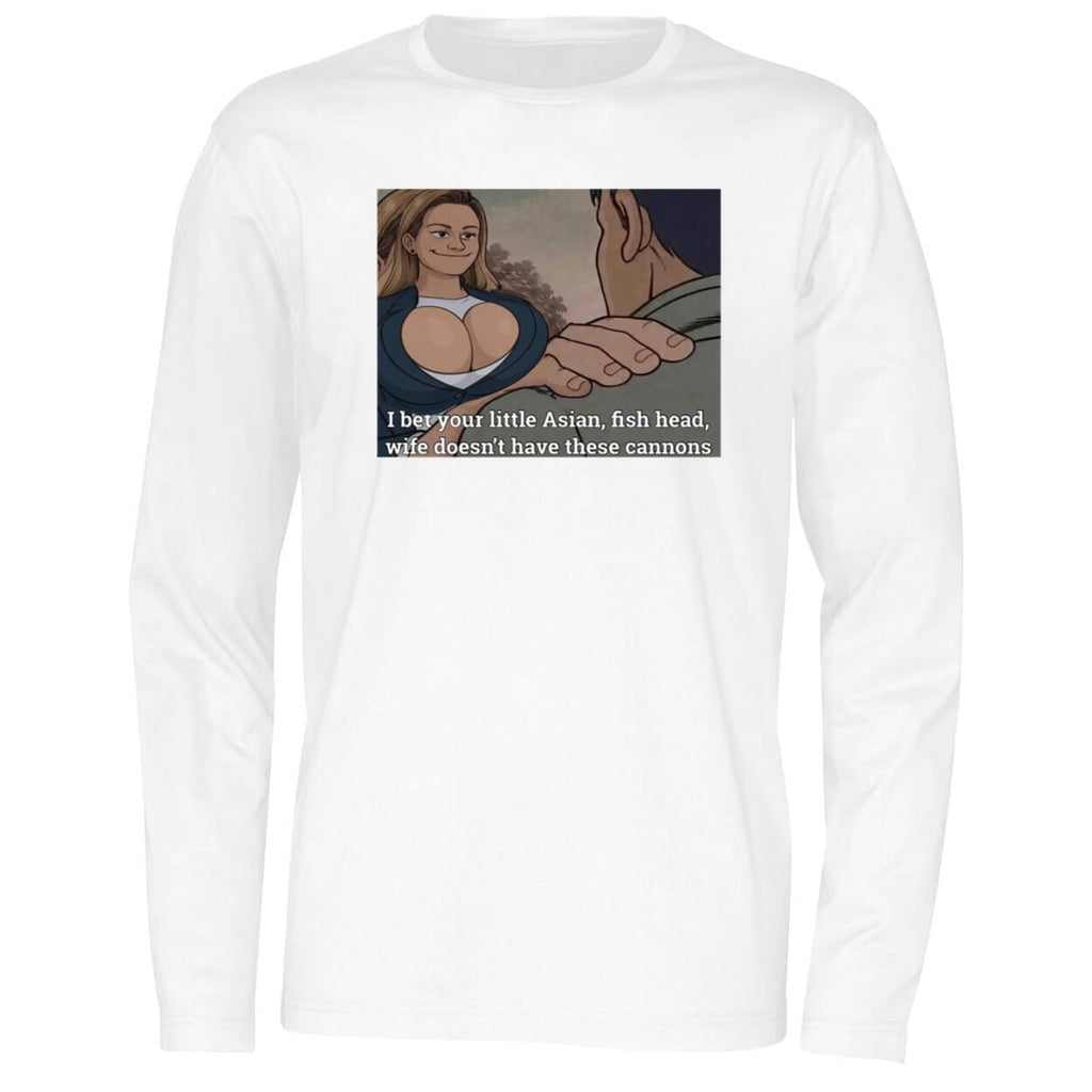 Lorna Hajdini I Bet Your Little Asian Fish Head Wife Doesn’t Have These Cannons Shirt