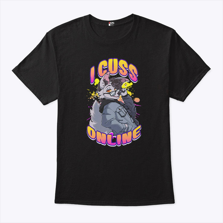 I Cuss Online Furry Fandom T Shirt