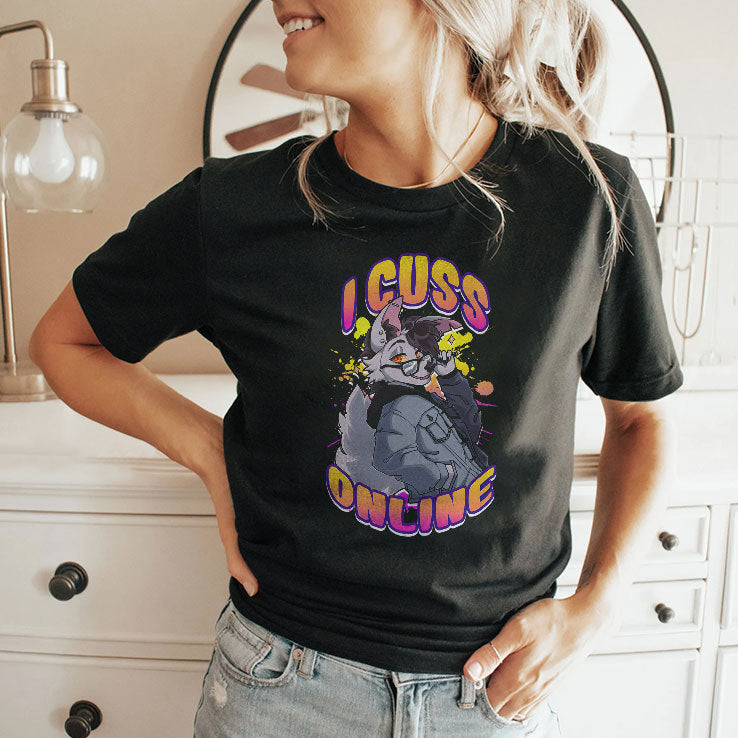 I Cuss Online Furry Fandom T Shirt