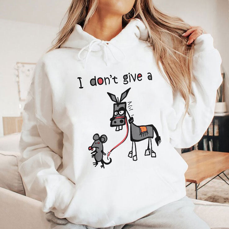 I Don’t Give A Rat Ass Mouse Donkey T Shirt