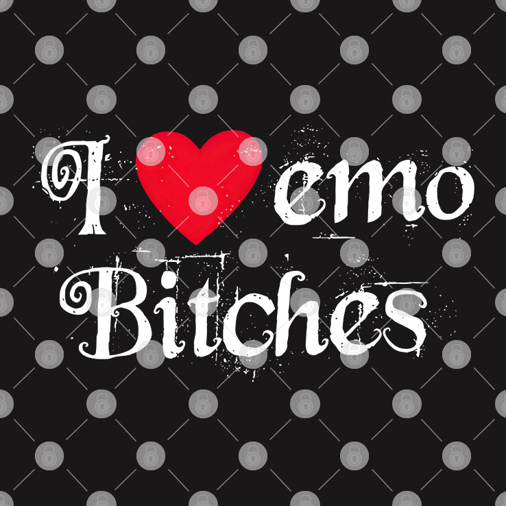 I Heart Emo Bitches T Shirt
