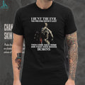 I Hunt The Evil Fight Bigger Demons Patriotic Soldier T Shirt