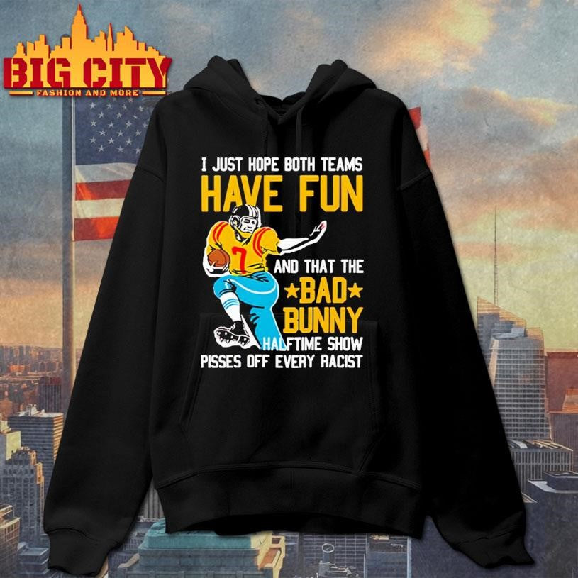 I Just Hope That Both Teams Have Fun And That The Bad Bunny Shirt