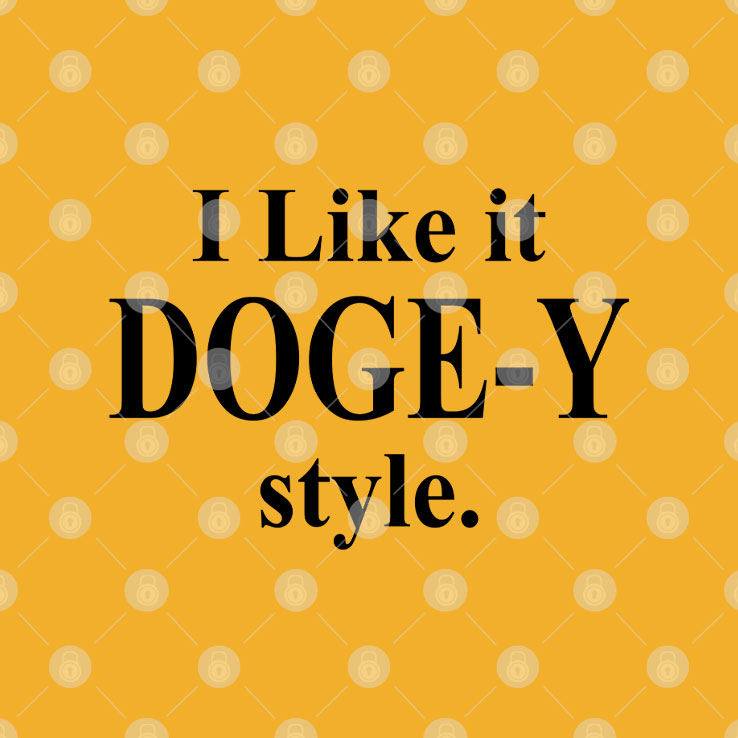 I Like It DOGE-Y Style Shirt
