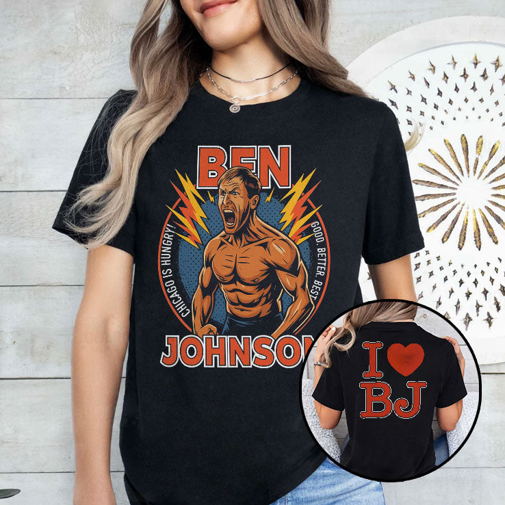 I Love BJ Ben Johnson Take Off T Shirt