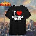 I Love Cortisa Star t-shirt