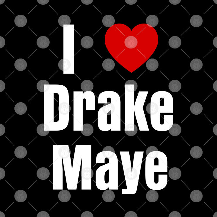 I Love Drake Maye QB Football Fan T Shirt