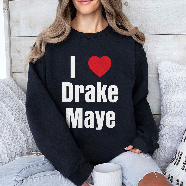 I Love Drake Maye QB Football Fan T Shirt